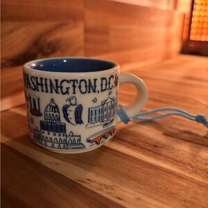 Starbucks D.C. Been There Series Collectors Mug Ornament - Discontinued print